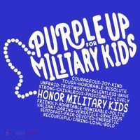 Purple up for Military Month of the Military Child T-Shirt thumb 7