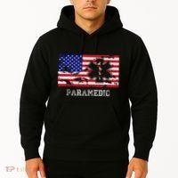 Paramedic Usa Flag Hoodie thumb 2