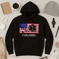 Paramedic Usa Flag Hoodie thumb 3