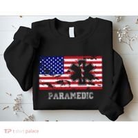 Paramedic Usa Flag Sweatshirt thumb 2