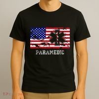 Paramedic Usa Flag T-Shirt thumb 3