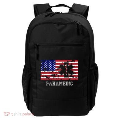 Paramedic Usa Flag Backpack