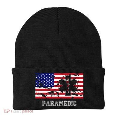 Paramedic Usa Flag Beanie
