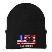 Paramedic Usa Flag Beanie thumb 0