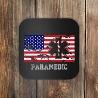 Paramedic Usa Flag Coaster thumb 0