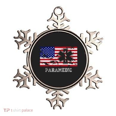 Paramedic Usa Flag Ornament