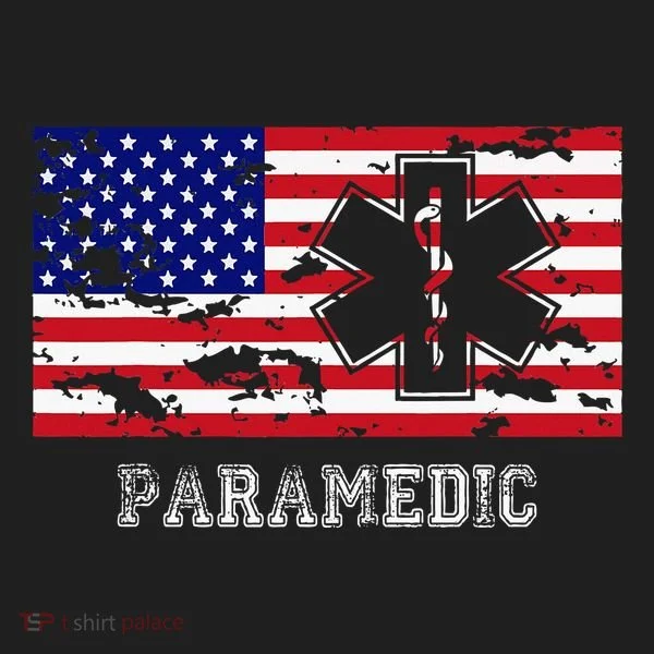 Paramedic Usa Flag Hat