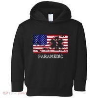 Paramedic Usa Flag Toddler Hoodie thumb 0