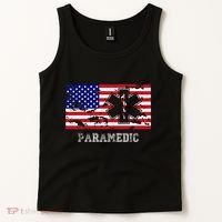 Paramedic Usa Flag Tank Top thumb 2