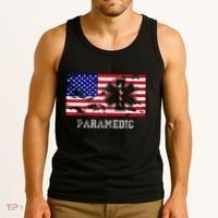 Paramedic Usa Flag Tank Top thumb 3
