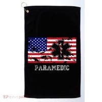 Paramedic Usa Flag Golf Towel thumb 0
