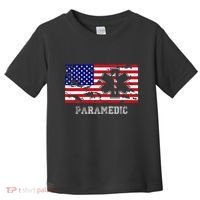 Paramedic Usa Flag Toddler T-Shirt thumb 0