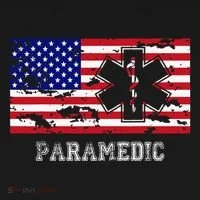 Paramedic Usa Flag Women's T-Shirt thumb 6