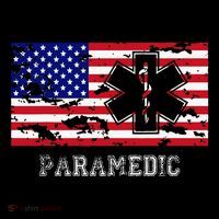 Paramedic Usa Flag Kids Sweatshirt thumb 2