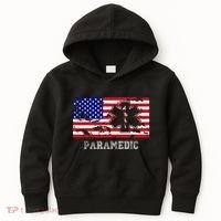 Paramedic Usa Flag Kids Hoodie thumb 0