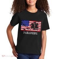Paramedic Usa Flag Kids T-Shirt thumb 2