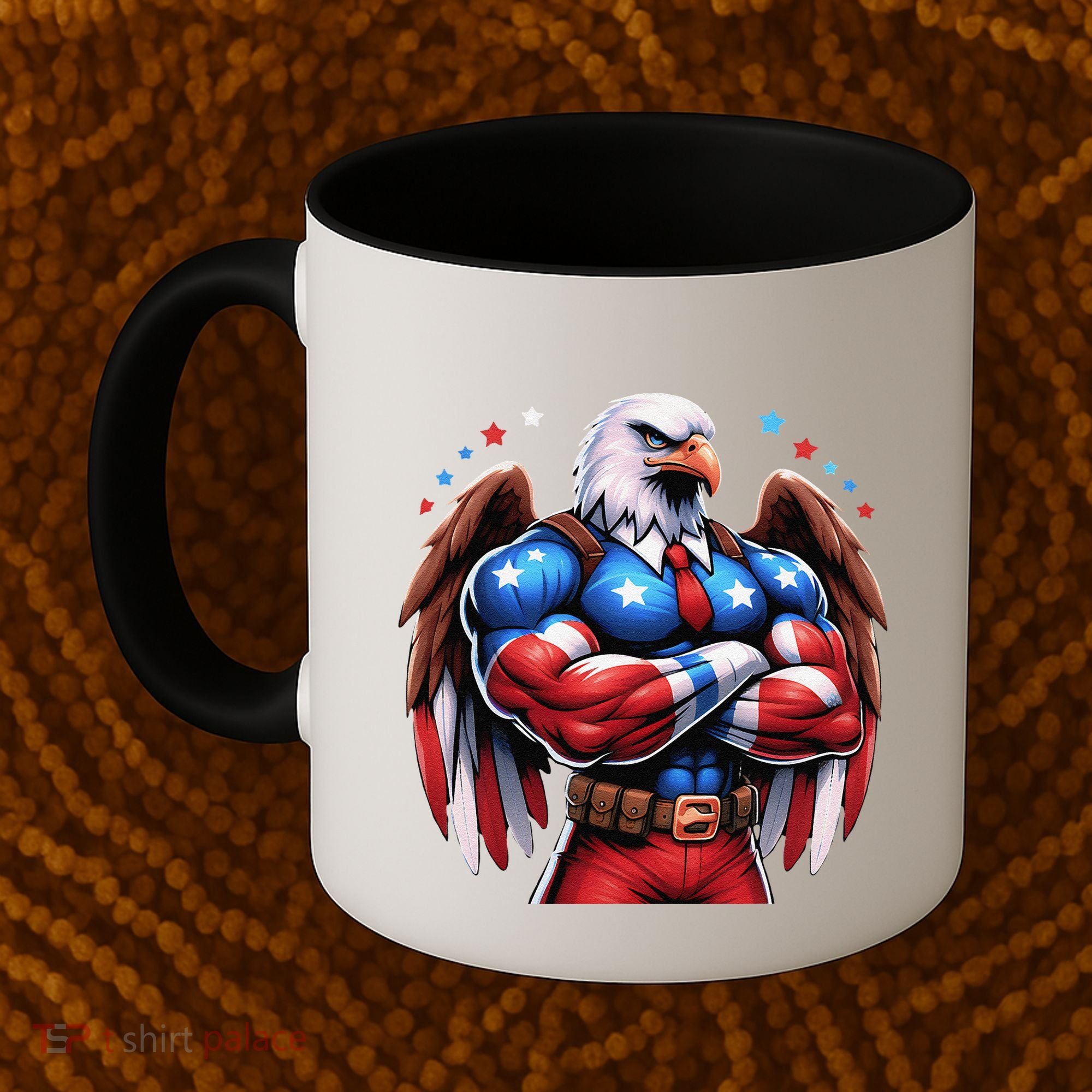 Patriotic Us Flag Patriotic Eagle July Usa American Flag Coffee Mug