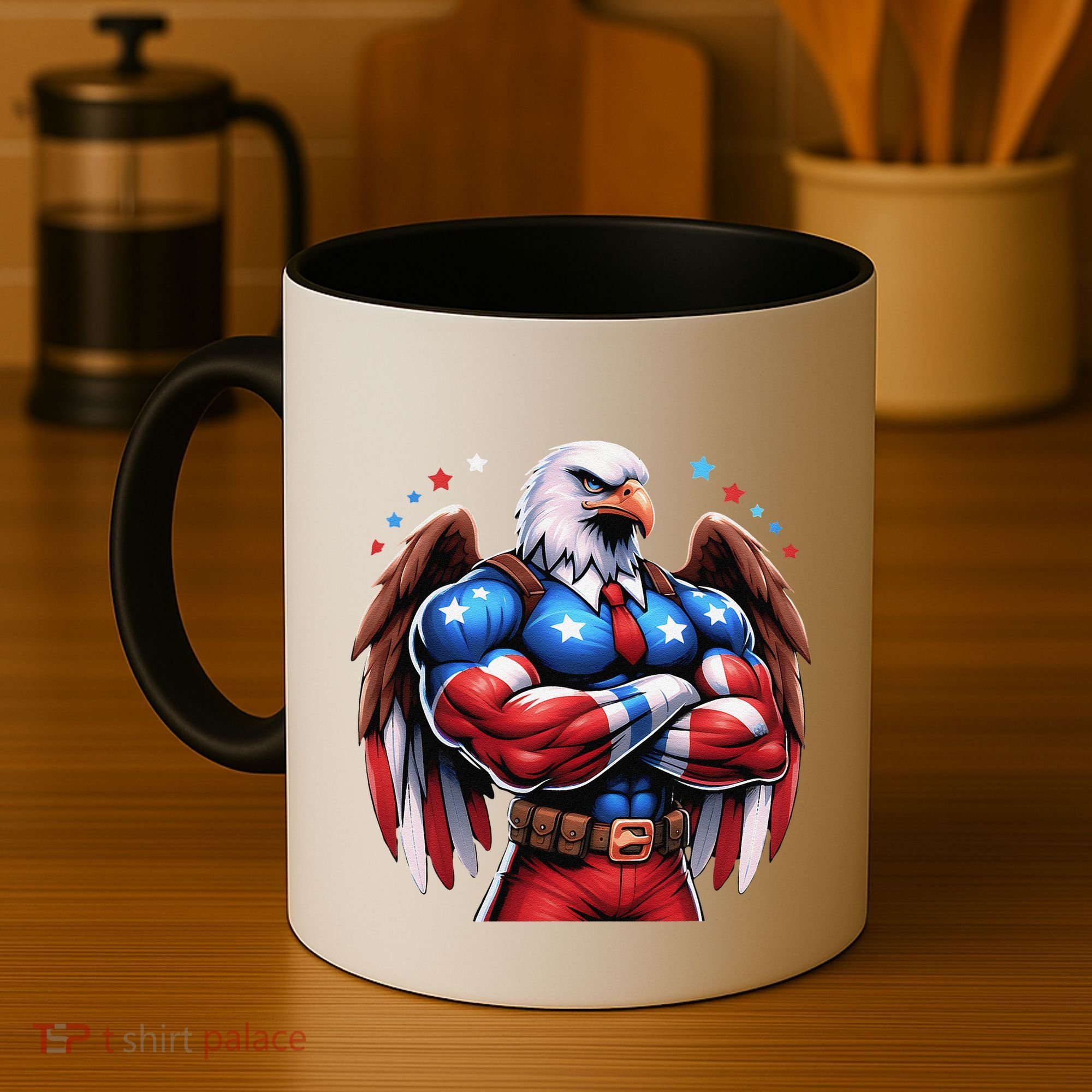 Patriotic Us Flag Patriotic Eagle July Usa American Flag Coffee Mug