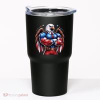 Patriotic Us Flag Patriotic Eagle July Usa American Flag Tumbler thumb 0