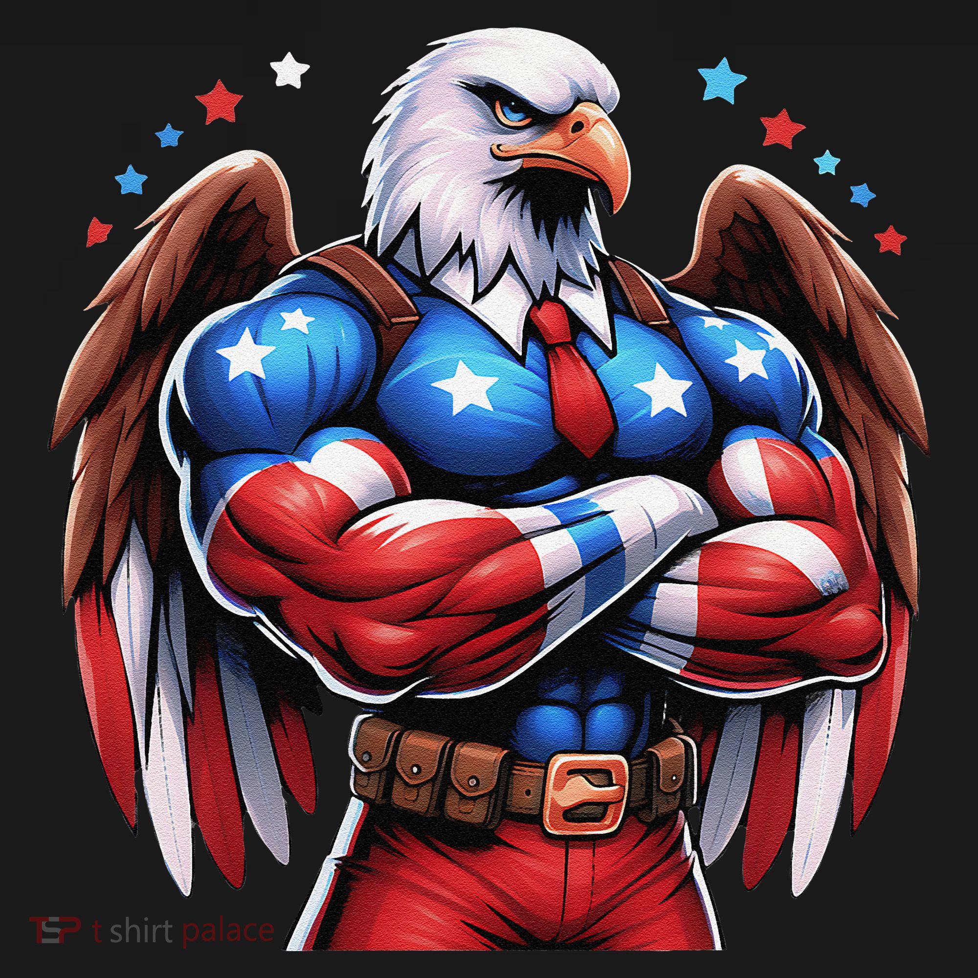 Patriotic Us Flag Patriotic Eagle July Usa American Flag Women's Tank Top