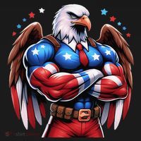 Patriotic Us Flag Patriotic Eagle July Usa American Flag Toddler Hoodie thumb 2