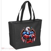 Patriotic Us Flag Patriotic Eagle July Usa American Flag Tote Bag thumb 2