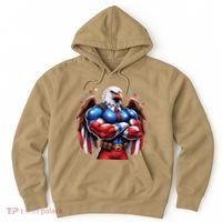 Patriotic Us Flag Patriotic Eagle July Usa American Flag Hoodie thumb 0