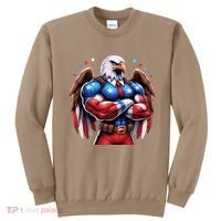 Patriotic Us Flag Patriotic Eagle July Usa American Flag Sweatshirt thumb 0
