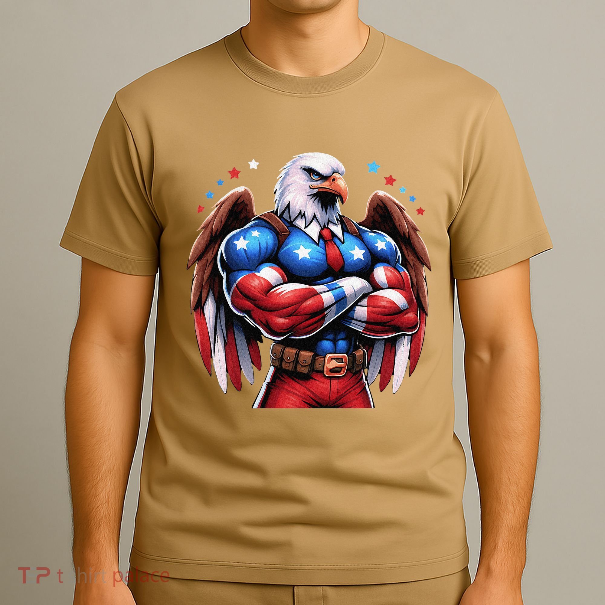 Patriotic Us Flag Patriotic Eagle July Usa American Flag T-Shirt