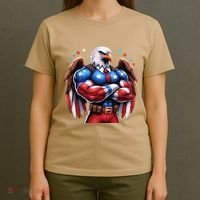 Patriotic Us Flag Patriotic Eagle July Usa American Flag T-Shirt thumb 4