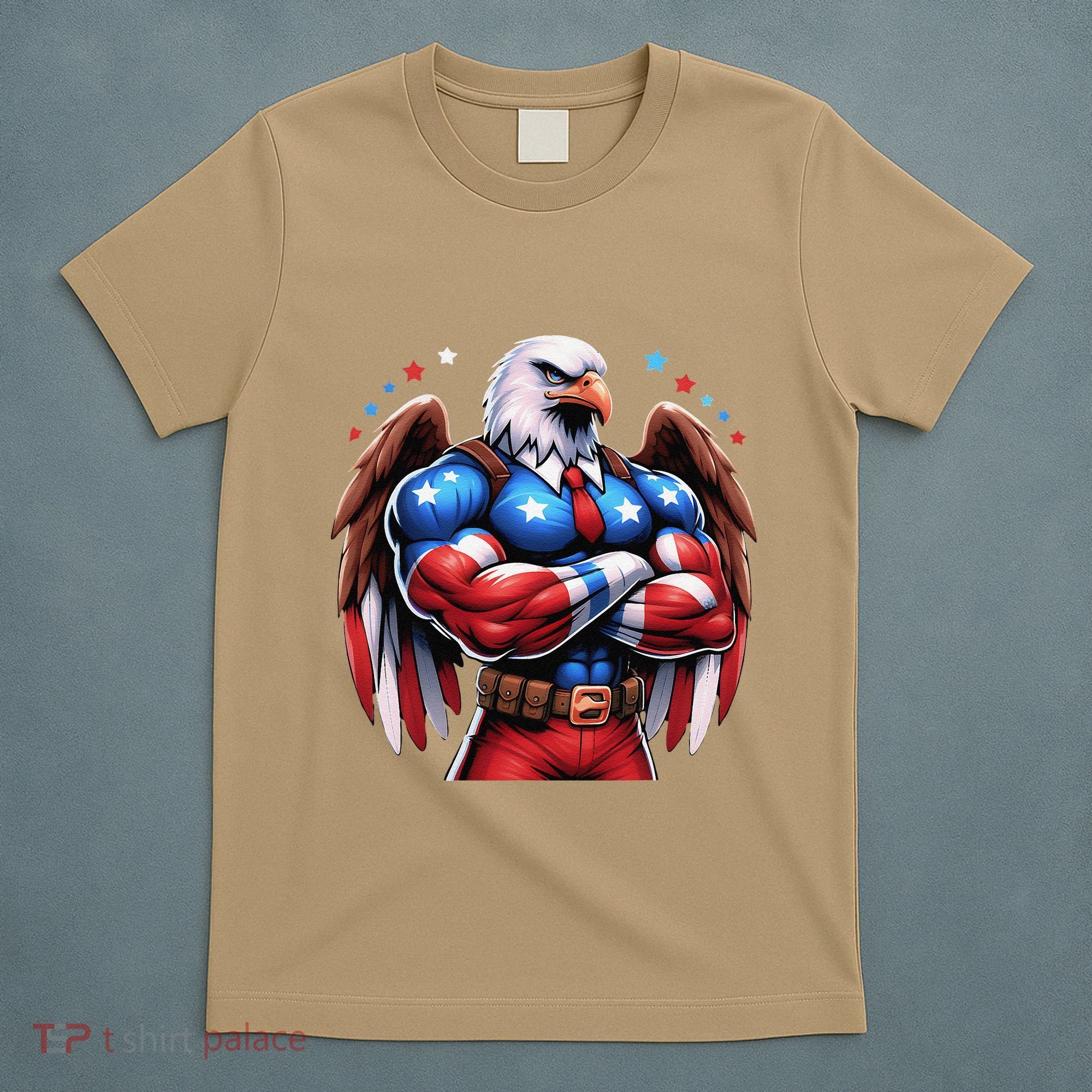 Patriotic Us Flag Patriotic Eagle July Usa American Flag T-Shirt