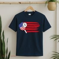 Pickleball US Flag American Patriotic Pickleball 4th Of July T-Shirt thumb 2