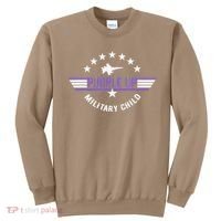 Purple Up For Military Flag Military Child Month Sweatshirt thumb 0