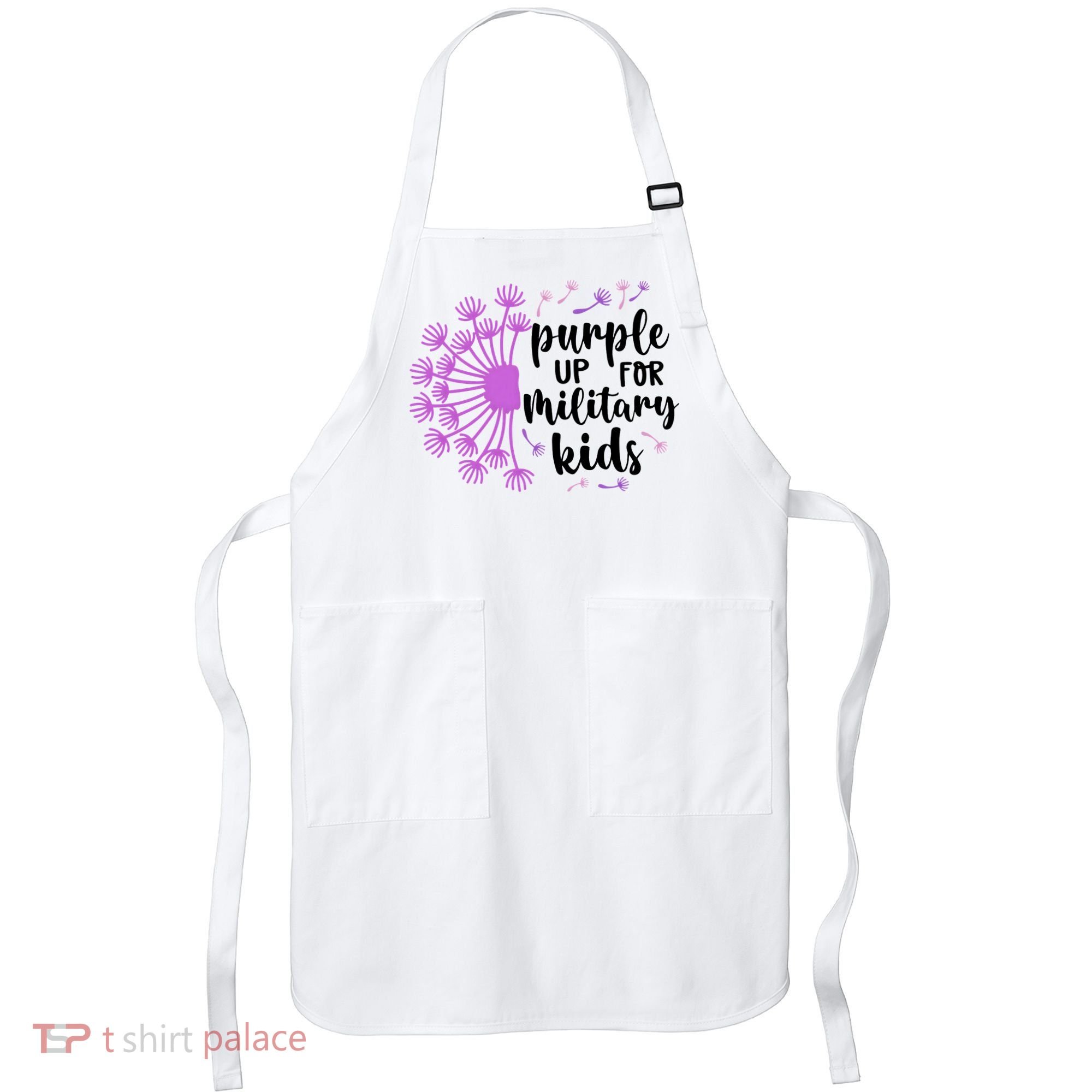 Purple Up For Military Children Army Soldier Apron