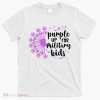 Purple Up For Military Children Army Soldier T-Shirt thumb 0