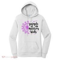 Purple Up For Military Children Army Soldier Women's Hoodie thumb 0