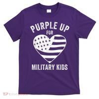 Purple Up For Military Kid Shirt Military Child Month T-Shirt thumb 0