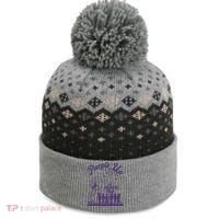 Purple Up For Military Kids Dandelion The Baniff Cuffed Pom Beanie thumb 0