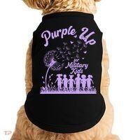 Purple Up For Military Kids Dandelion Doggie Tank thumb 0