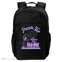 Purple Up For Military Kids Dandelion Backpack thumb 0