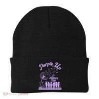 Purple Up For Military Kids Dandelion Beanie thumb 0