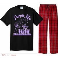 Purple Up For Military Kids Dandelion Pajama Set thumb 0
