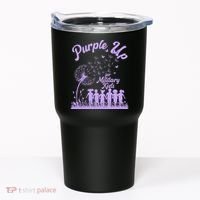 Purple Up For Military Kids Dandelion Tumbler thumb 0