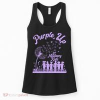 Purple Up For Military Kids Dandelion Women's Tank Top thumb 0