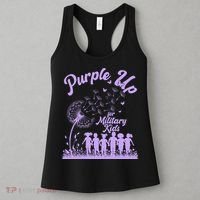 Purple Up For Military Kids Dandelion Women's Tank Top thumb 3