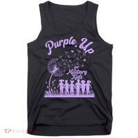 Purple Up For Military Kids Dandelion Tank Top thumb 0