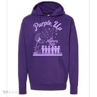 Purple Up For Military Kids Dandelion Hoodie thumb 0