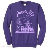 Purple Up For Military Kids Dandelion Sweatshirt thumb 0