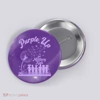 Purple Up For Military Kids Dandelion Button thumb 0