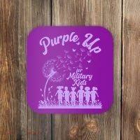 Purple Up For Military Kids Dandelion Coaster thumb 0